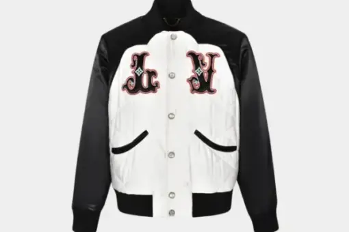 LV Jacket White And Black