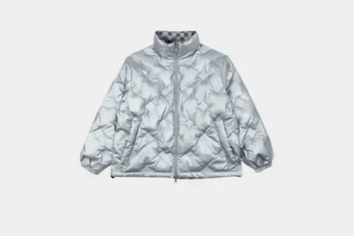 LV Down Jacket Gray