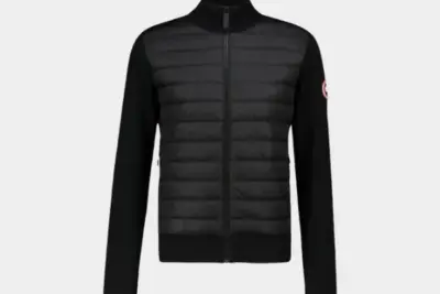 Canada Goose HyBridge Knitted Jacket Black