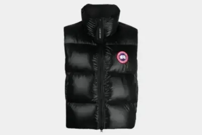 Canada Goose Cypress Logo Patch Puffer Vest Black