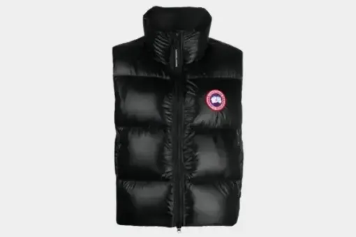 Canada Goose Cypress Logo Patch Puffer Vest Black