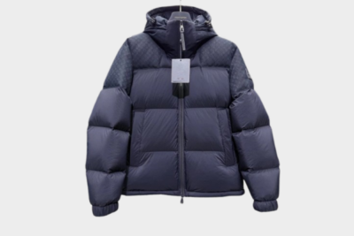 LV Monogram Down Jacket Volcanic Blue