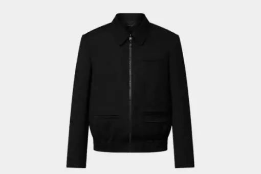 LV Monogram Jacquard Wool Jet Pocket Blouson