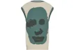 Dior x CACTUS JACK Oversized Sleeveless Sweater White - Image 2