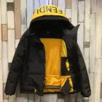Fendi Puffer Jacket Black - Image 2