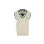 Dior x CACTUS JACK Oversized Sleeveless Sweater White