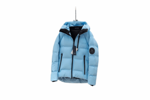 Dior Oblique Puffer Jacket Sky Blue