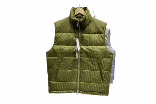Dior Oblique Down Vest Olive Green