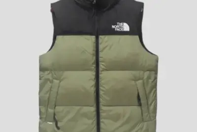 The North Face 1996 Retro Nuptse Vest Deep Olive/ Black