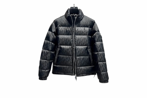 Dior Oblique Monogram Down Jacket Black