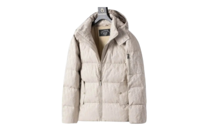 Dior Down Jacket Silver Tone