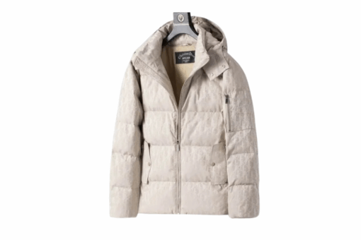 Dior Down Jacket Silver Tone