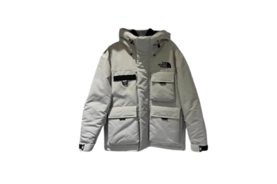 The North Face Down Puffer Jacket Light Grey