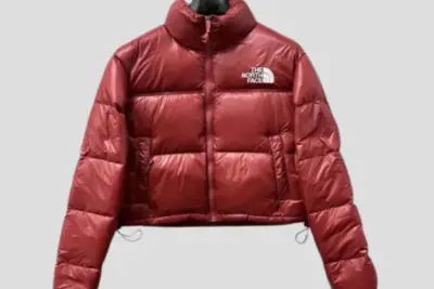 The North Face Women’s Nuptse Short Jacket Red