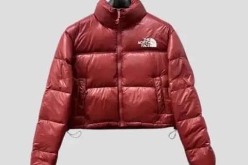 The North Face Women’s Nuptse Short Jacket Red