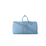 LV Keepall Bandoulière Bag Sky Blue