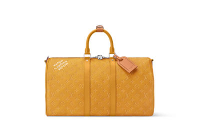 LV Keepall Bandoulière Bag Yellow