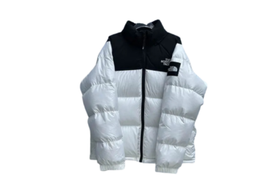 The North Face Nuptse Jacket White & Black