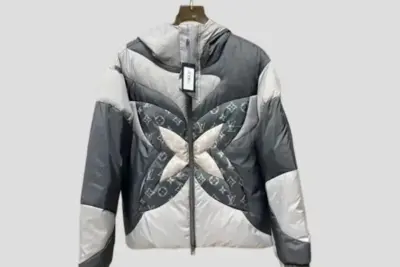 LV Winter Warm Outer Down Jacket Grey