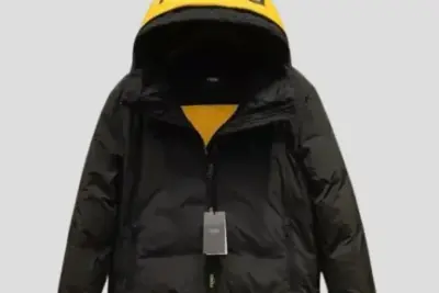 Fendi Puffer Jacket Black