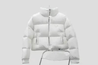 Prada Corduroy Jacket White