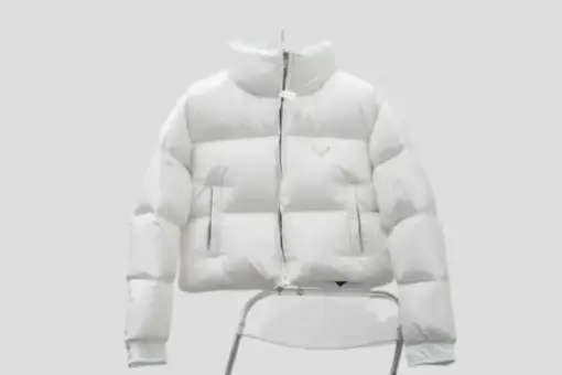 Prada Corduroy Jacket White