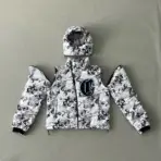 Corvidea Snow Camo Puffer Jacket – Luxury Asymmetric Streetwear Camo Puffer - Image 3