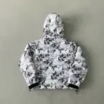 Corvidea Snow Camo Puffer Jacket – Luxury Asymmetric Streetwear Camo Puffer - Image 2