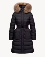 Moncler Boedic Long Down Jacket Black