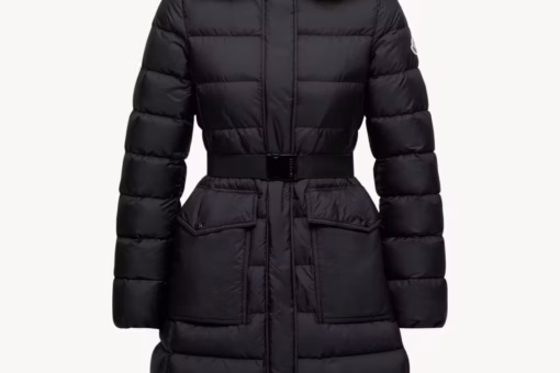 Moncler Boedic Long Down Jacket Black