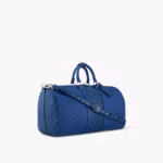 LV Keepall Bandoulière Bag Blue