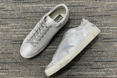 Golden Goose Superstars Sneaker Silver Metallic