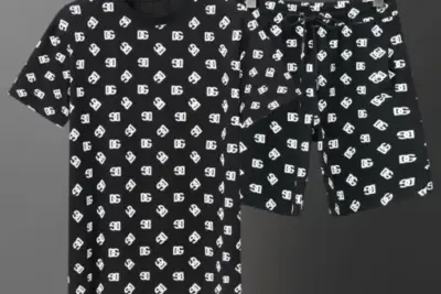 Dolce & Gabbana Monogram Suit Black