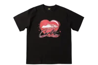 Corteiz Love Design Monogram T shirt Black