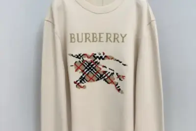 Burberry Map Sweater White