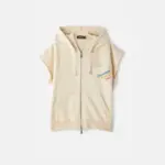 Dsquared2 ADRIANA FIT HOODIE – Zip-up sweatshirt off-white