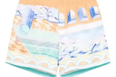 CASABLANCA printed swim shorts