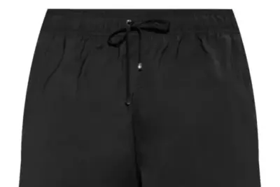 AMIRI Logo Print Swim Shorts Black