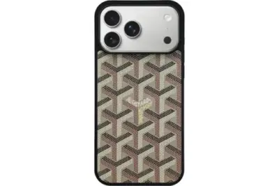 Goyard iPhone Case Beige