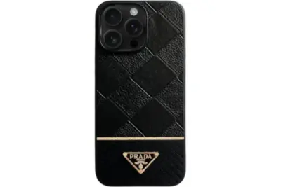 Prada iPhone Case Gold Black