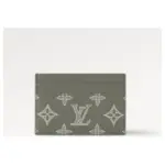 LV Monogram Shadow Card Holder New Green