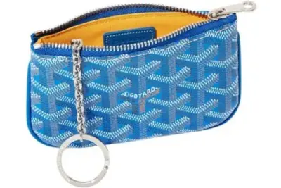 Goyard Sénat Nano Key Pouch Sky Blue