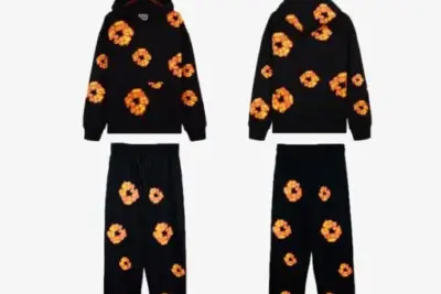 Denim Tears Flora Tracksuit Black