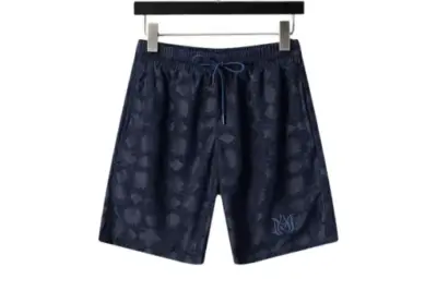 Amiri Short Copacabana Jacquard Navy Blue