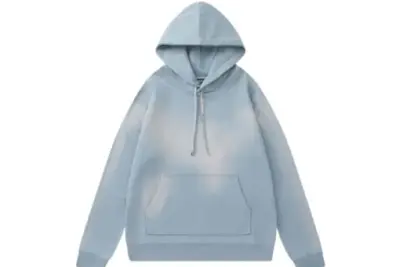 Amiri Washed Finish Hooodie Washed Gray