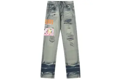 Amiri Denim Jeans Gray