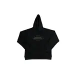 Corteiz Alcatraz Hoodie Black With Gray Monogram