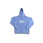 Corteiz Alcatraz Hoodie Baby Sky Blue