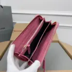 Balenciaga Classic Continental Wallet Pink - Image 3