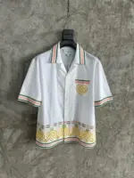 Casablanca Gradient Heat broderie-anglaise Shirt White